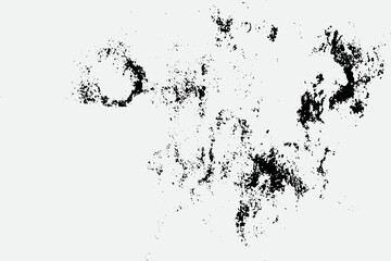 black grunge texture on white background EPS vector.