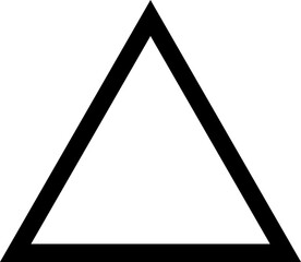 triangle isolated