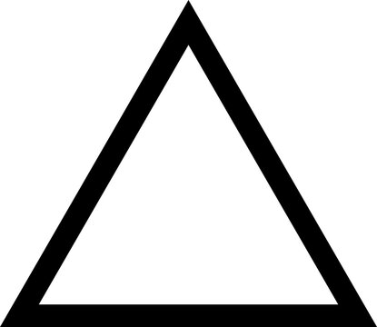 triangle isolated