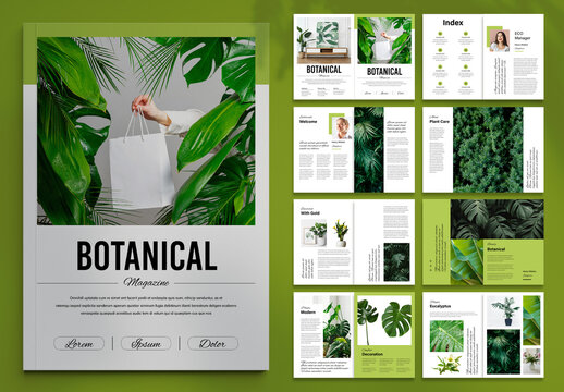 Botanical Magazine Layout