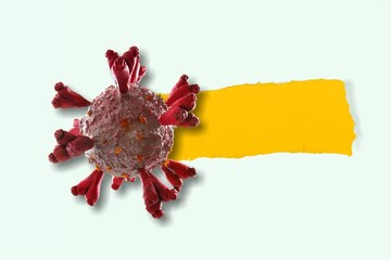 BQ.1.1 new Omicron variant virus concept