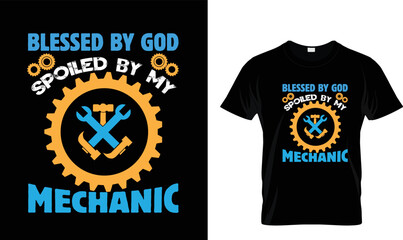 BLESSED BY GOD SPOILED..T Shirt Design.