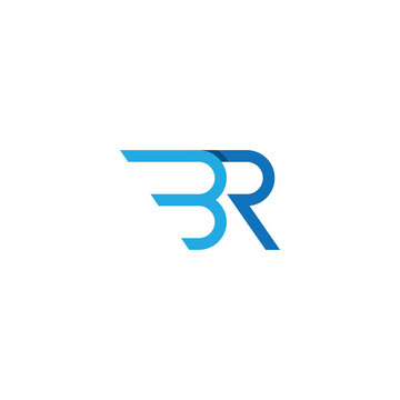 The logo design is combination letter B and R