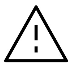 Warning Error Board line icon