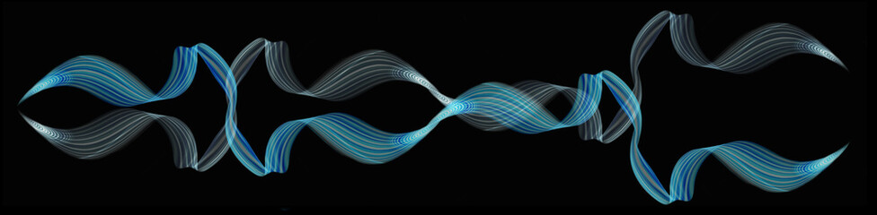 Beautiful digital waves decorative illustration vector background