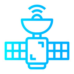 Gps Antenna gradient icon