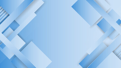 Abstract blue diagonal overlap background. Vector Illustration