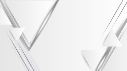 Abstract white diagonal overlap background. Vector Illustration