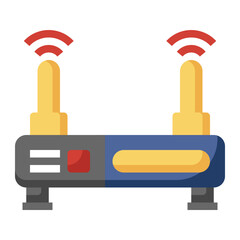 Wifi Router flat icon