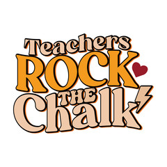 Retro Teacher Svg Design