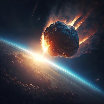 Astroid heading toward earch