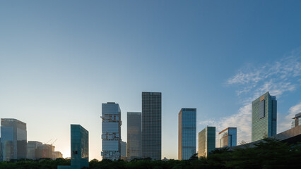 Obraz premium Shenzhen Hyundai Building Street View