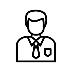 Obraz premium Manager Icon
