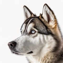 generative ai Siberian husky dog