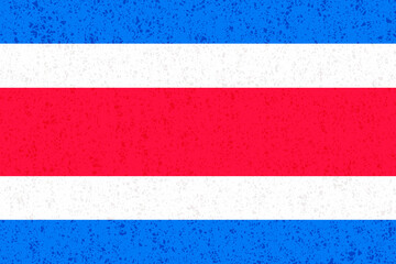コスタリカ　国旗　水彩　背景