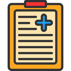 Obraz premium Medical Report Icon