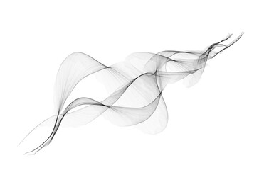 Abstract white puffs of smoke swirls overlay on black background pollution. Royalty high-quality free stock photo image of abstract smoke overlays on black background. White smoke swirl fragments © Jangnhut2023