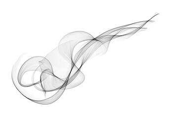 Abstract black puffs of smoke swirl overlay on transparent background pollution. Royalty high-quality free stock PNG image of abstract smoke overlays on white backgrounds. Black smoke swirls fragments