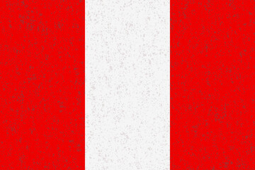 ペルー　国旗　水彩　背景