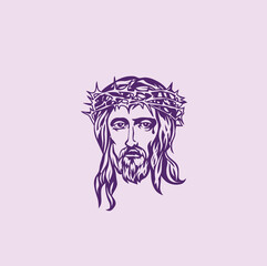 HIGH QUALITY JESUS VECTOR FOR T-SHIRT, LOGO AND HOME WALL DESIGN
