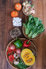 Fresh farm produce. Market Vegetables. Common greens available all year round and found in most household. Most working couples would stock their fridge with a week's requirements