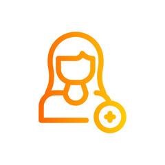 add friend gradient icon