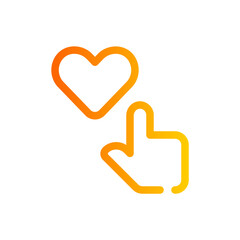 like gradient icon