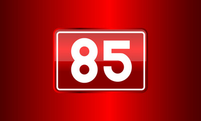 Number Red Elegant Tech Logo