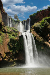 Obraz premium Ouzoud waterfalls in North Africa
