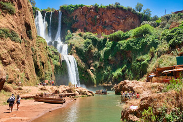 Ouzoud waterfalls in North Africa