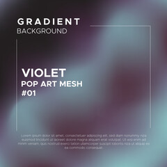 Violet Pop Art Gradient Mesh Background. Perfect for wallpaper, book cover, coaster, packaging, phone casing, brochure, flyer, poster design, wallpaper, mobile screen, website design and many more.