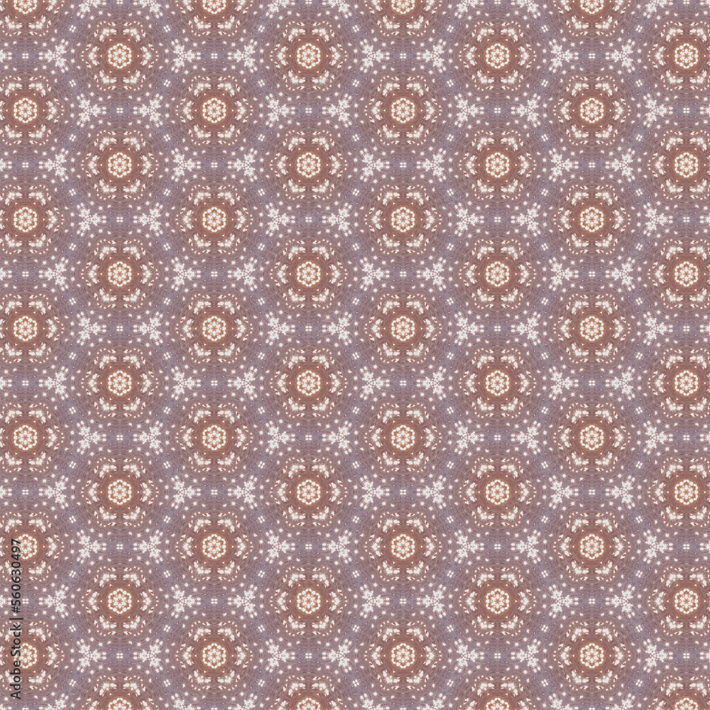 Fototapete Digital computer graphics seamless pattern. Texture design for fabric, wallpaper, background.