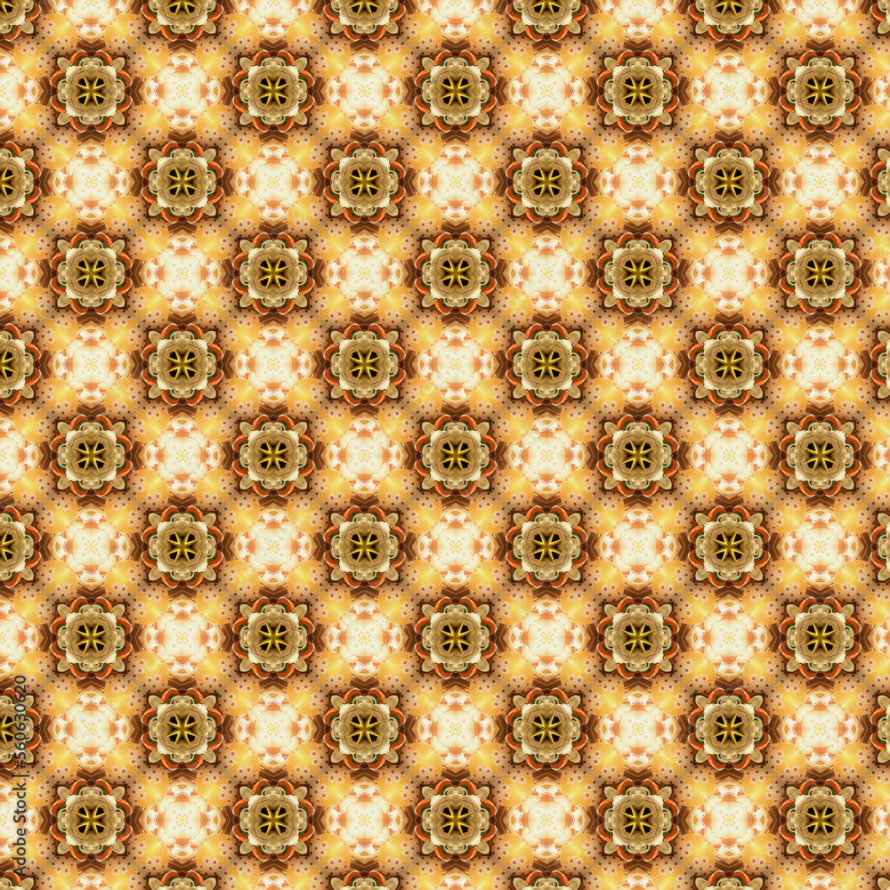 Poster digital computer graphics seamless pattern. texture design for fabric, wallpaper, background.