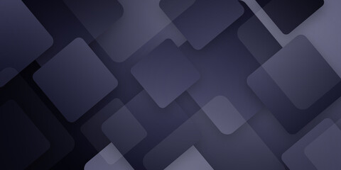 Square shapes composition geometric abstract background. 3D shadow effects and fluid gradients. Modern overlapping forms