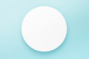 Fototapeta premium 白い丸い紙