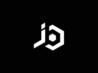 Creative Minimalist Letter JC Logo Design , Minimal CJ Monogram