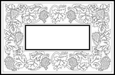 vector sketch of floral baground illustration for ornament cover