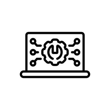 Black line icon for freeware
