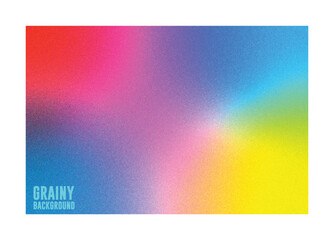 Naklejka premium Abstract grainy gradient colorful background