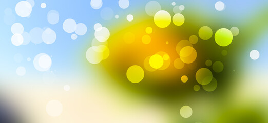 abstract bokeh background yellow 