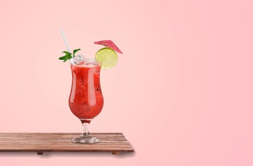 Iced tasty alcohol refreshing drink