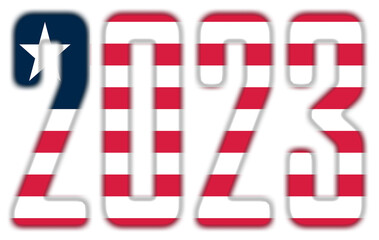 2023 - With the Flag of Liberia