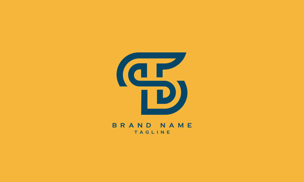 TQB, TB, BT, Abstract initial monogram letter alphabet logo design