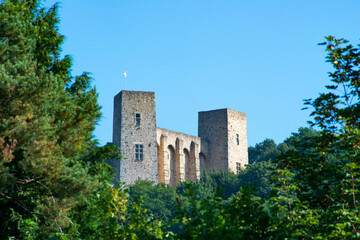 Fototapeta na wymiar château de la Madeleine à Chevreuse, Yvelines