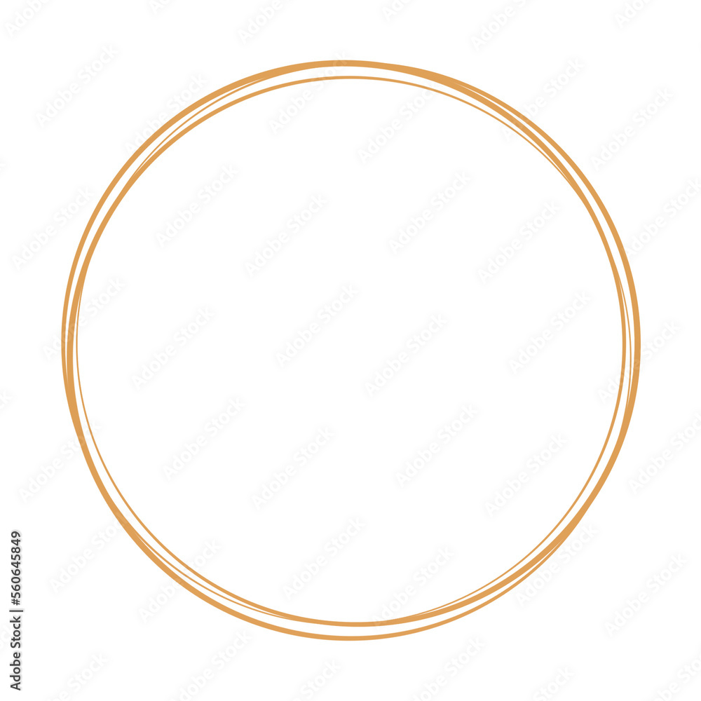 Poster circle frame round frame for your text
