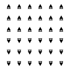 triangle element design set for design element