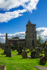 The historical cementery in the centre of city