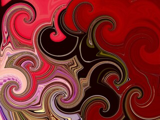Fototapeta na wymiar Colorful liquid abstract background illustration