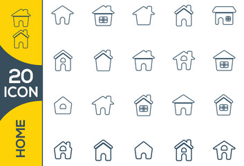HOME ICON SET DESIGN