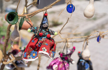 Traditional Turkish rag dolls from Soganli in Cappadocia